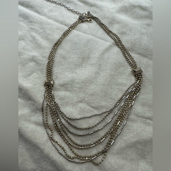 Anne Klein- Silver Multi-Strand Necklace - Picture 5 of 5